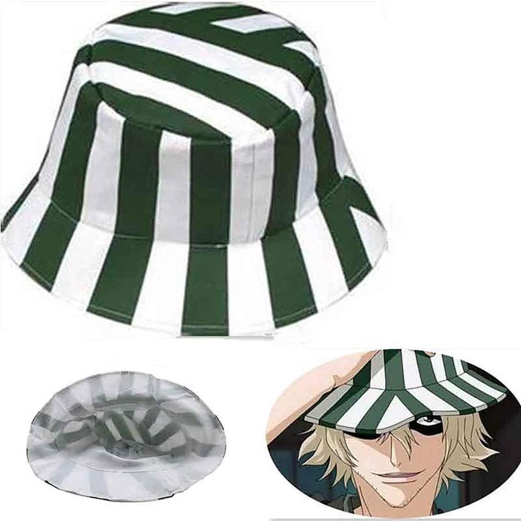 Cosplay Hat Vertical Striped Men Women Summer Fashionable Cartoon Unisex Caps Bucket Hats Party Accessories Christmas
