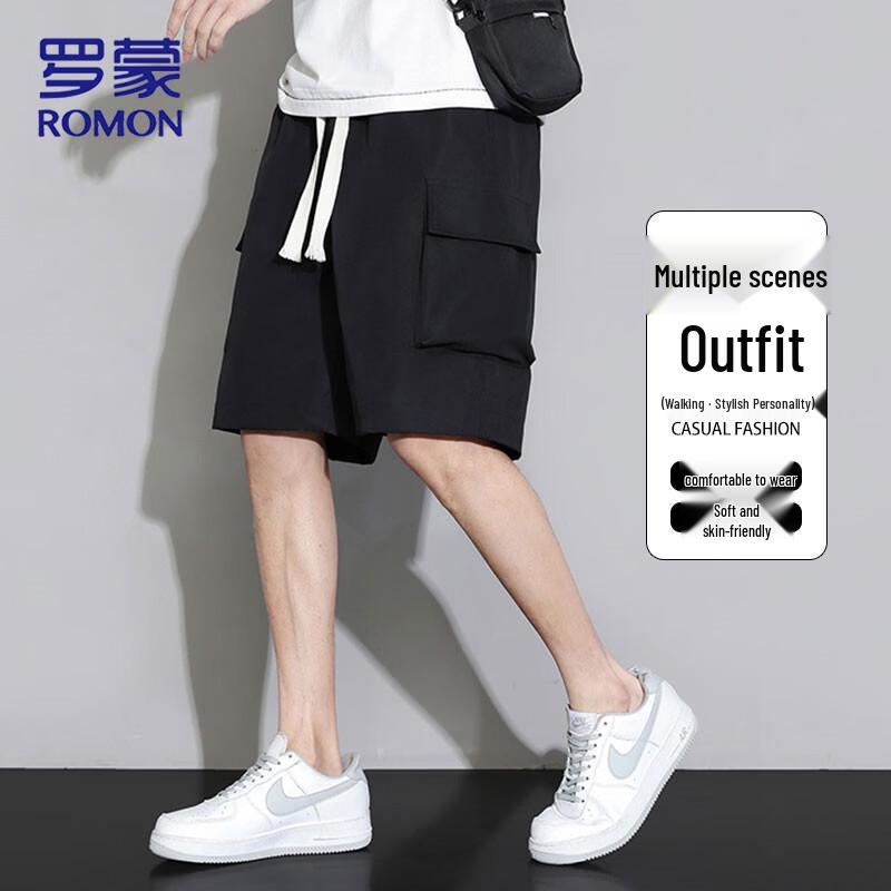 ROMON Men's Quick-Dry Cargo Shorts