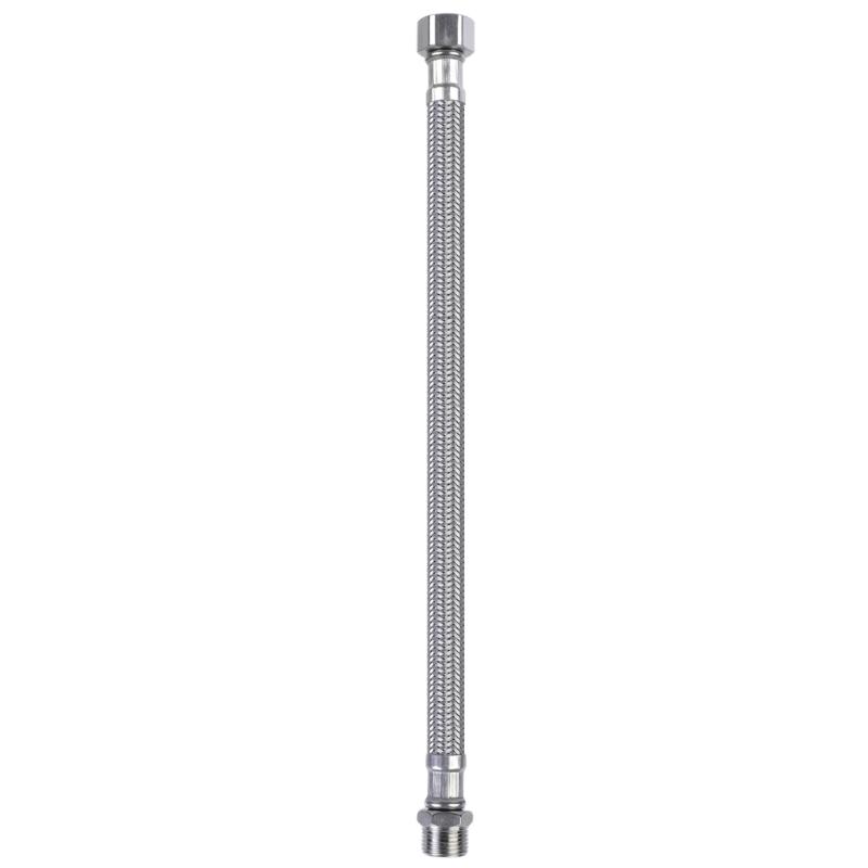 2pcs 304 Stainless Steel Flexible Pipe Water Heater Connector Hose 3/8 Inch Suitable for Faucet Water Heater Connection