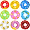 10Pcs Inflatable Mini Swimming Rings Water Games Swimming Ring Toys Neighborhood Mini Children'S Swimming Ringscdonuts Toy