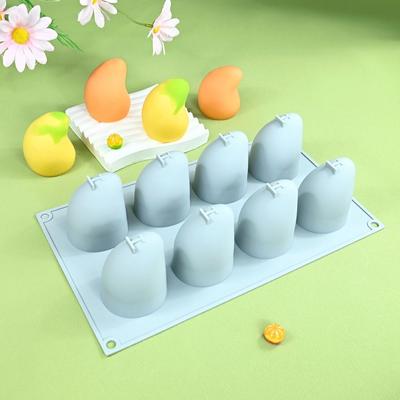 Lebensmittelechte Silikon-Mango-Mousse-Kuchenform 15-Kammer Französische Gebäckform Backform Schokolade