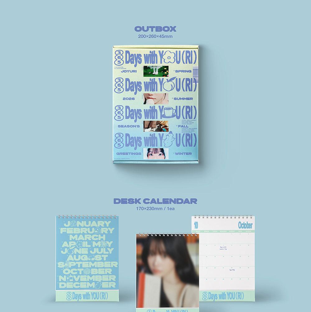 [POB] JO YURI [365 Days with YOU(RI)] 2026 Season's Greetings