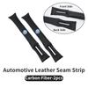 Automotive Two-tone Leather Seam Strip Leak-Proof Auto Seat Gap Plug For VW GTI Polo Passat Scirocco Golf Touareg Touran Sharan