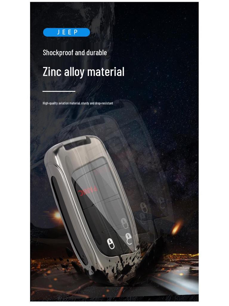 Jeep Compass Cherokee Renegade Grand Cherokee Commander Key Case Shell