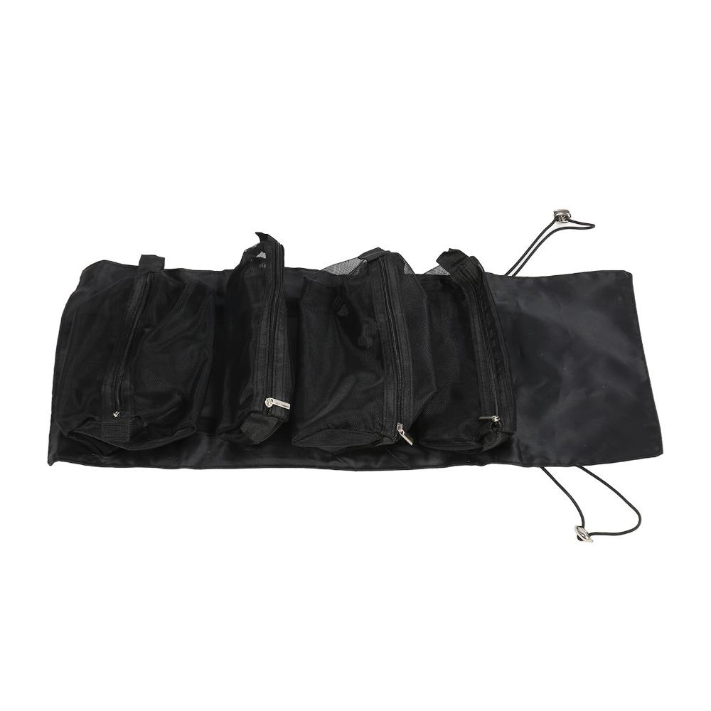 Large Capacity Hanging Toiletry Bag Foldable Travel Wash Bag Roll Up Makeup Bag For Travel