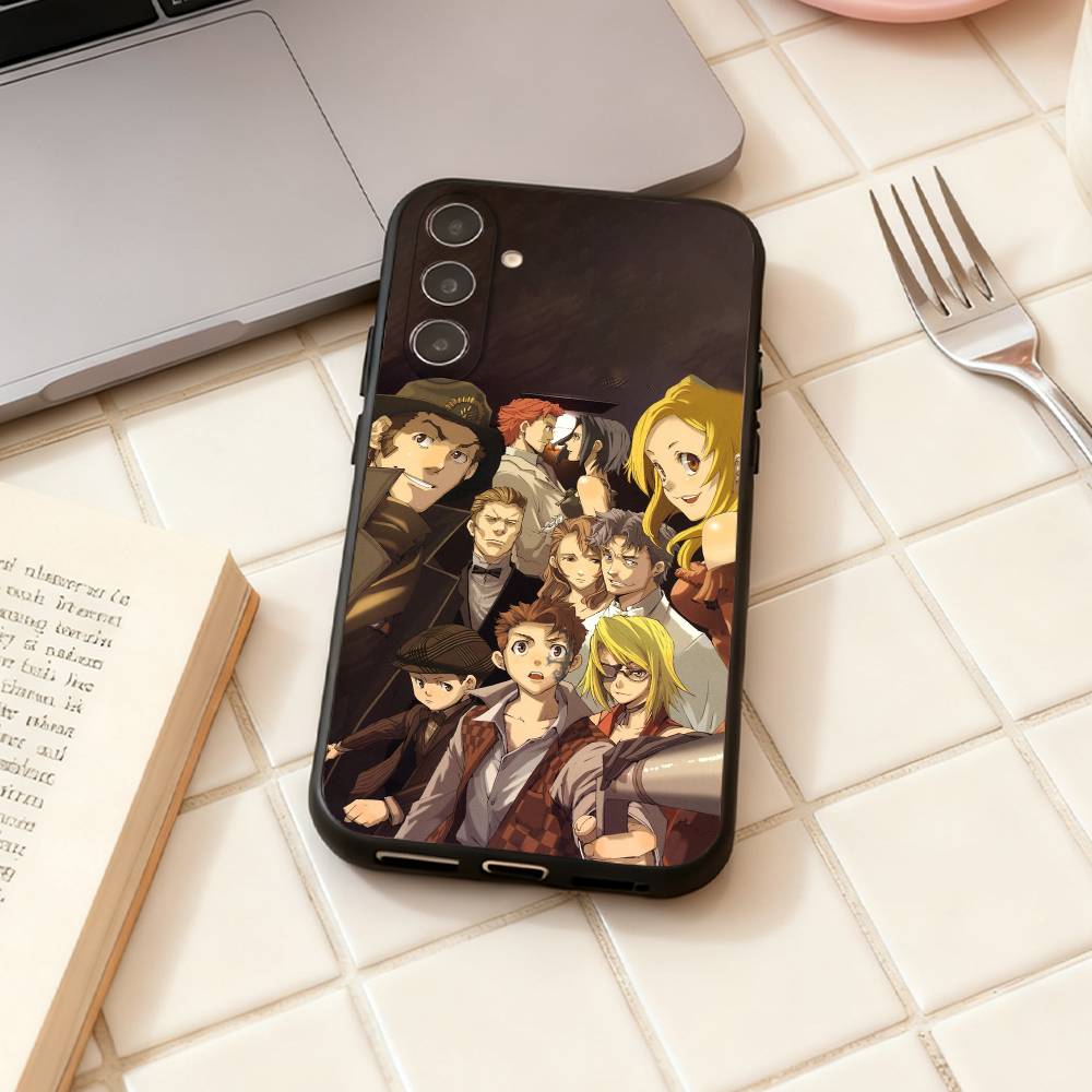 B-Baccano Wallpaper phone Case For Samsung Galaxy A73,A72,A71,A70,A53,A52,A51,Others Soft Black Shell
