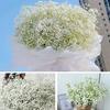 Baby's Breath Artificial Flowers White Real Touch Faux Gypsophila Flowers for Wedding Party Home Garden Decor