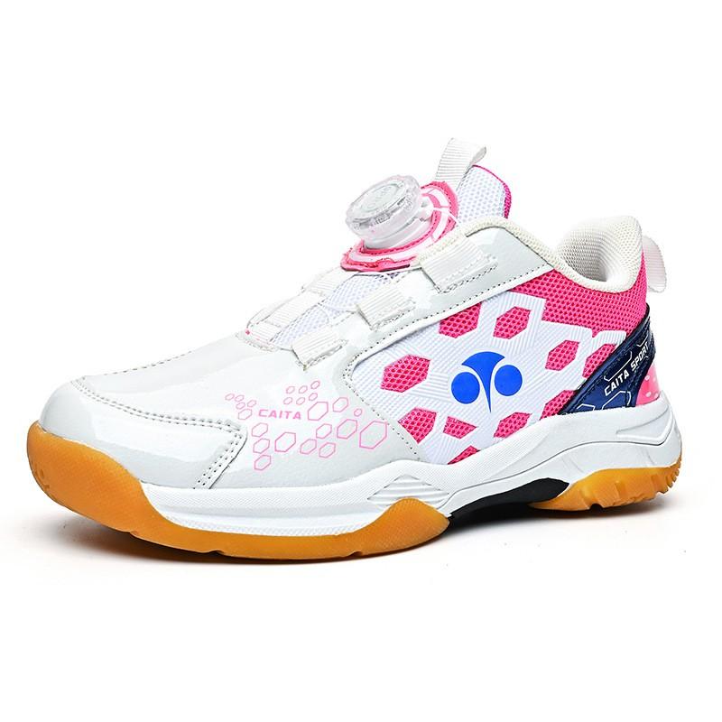 Kids Shoes Unisex Kids Low-Cut Badminton Shoes Indoor Outdoor Sports Rubber Sole Training Sneakers