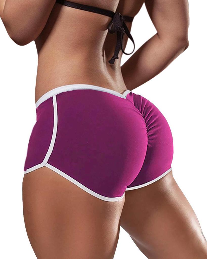 2021 Damen Übergröße Niedrige Taille Po-Hebende Laufshorts