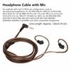 Noise Reduction Replacement Headphone Cable Upgrade Cable  Sound Improvement