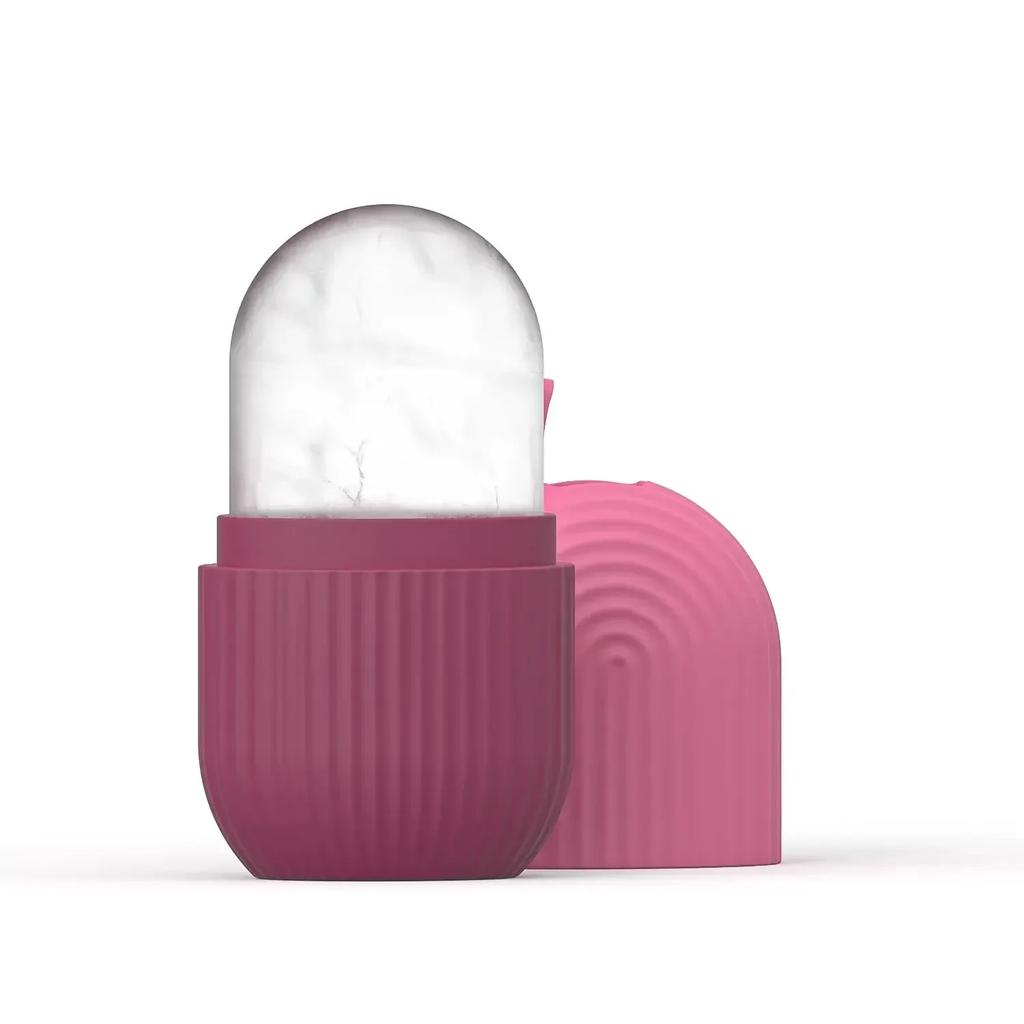 Ice Roller For Face And Eye Face Massage Silicone Ice Mold For Face Beauty Puffiness Relief Facial Massager Skin Care Tools