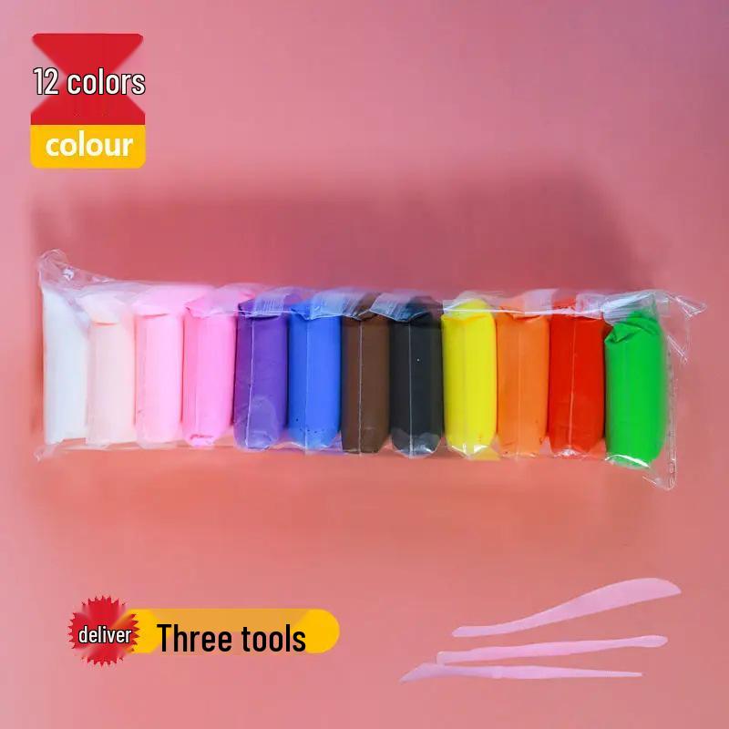 

Ультралегкая глина: Набор из 36 цветов для детей - Пластилин для лепки фигурок своими руками для поделок в детском саду