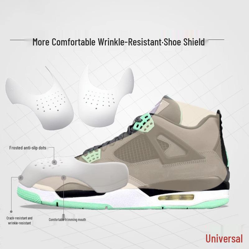 AJ Anti-Wrinkle Sneaker Toe Shield - Anti-Crease & Shaping Shoe Support Artifact