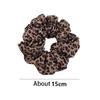 Vintage Leopard Print Scrunchies Fabric Hair Band Fashion Ponytail Holder  Hair Accessories