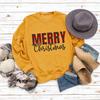 Merry Christmas European & American Fashion Long Sleeve Women's Hoodie