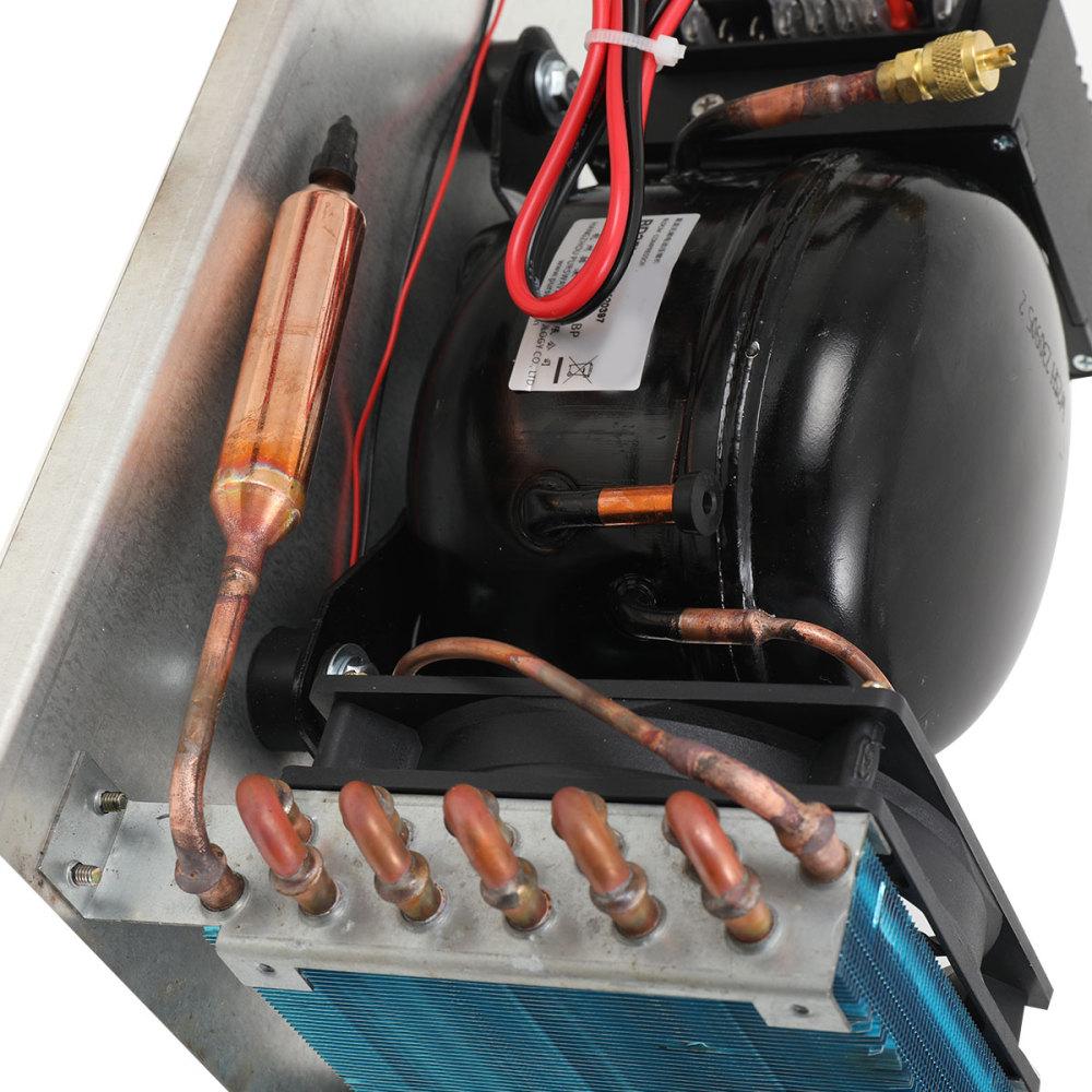 BD25HC Compressor Condenser Car Refrigerator Solar Freezer 12V 24V Refrigerator Air Compressor With Temperature Controller
