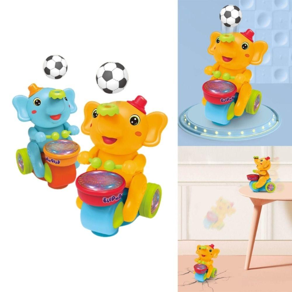 Sensory Activity Musical Walking Elephant LED Light Kid Musical Toy  Birthday Gift