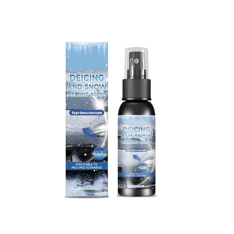 

Quick Thaw Car Windshield Ice Remover 30ml Efficient Formula Vehicle Deicer Sprays for Fast Snow & Removal 1