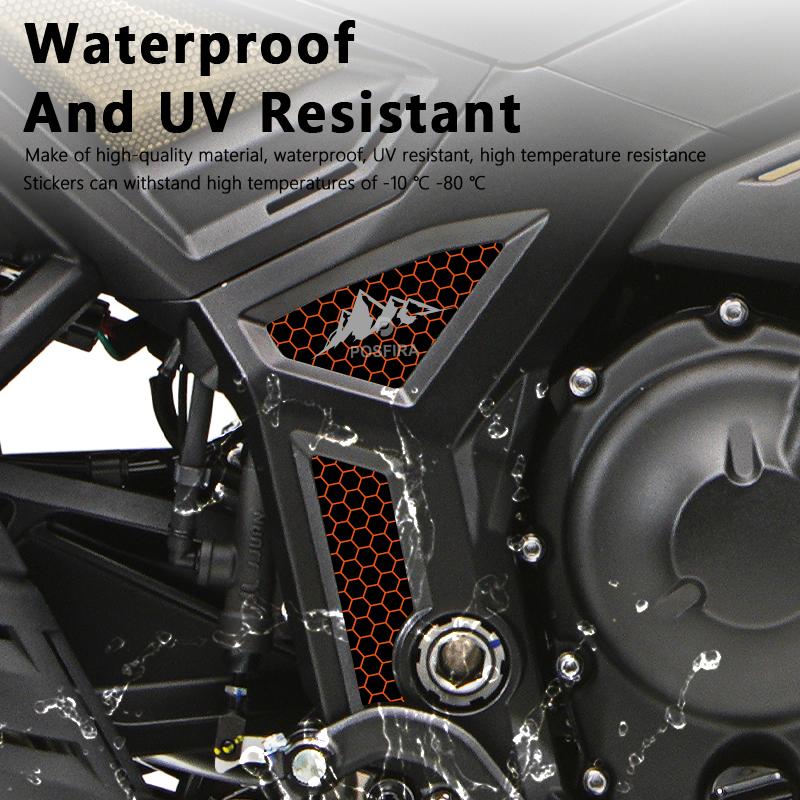POSFIRA Motorcycle Frame Stickers Vinyl Decals for Zontes 703 F 703F 2025 Adventure Motorbike Body Decoration Accessories