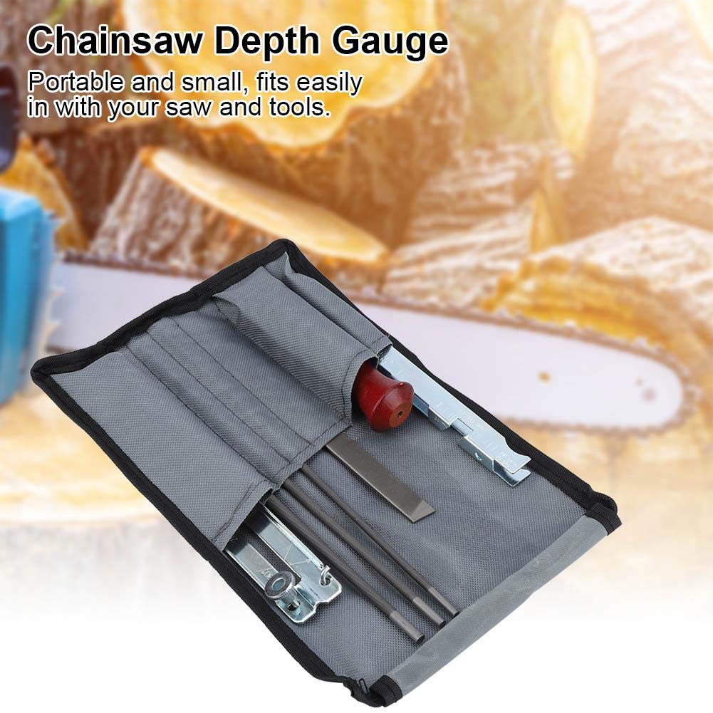 Chainsaw Chainsaw Alloy Depth Saw Hand Power Tool Set of 8 Sharpener, File, Filing, Gauge, Tool, Sharpener, Kit, Maintenance, Woodworking,
