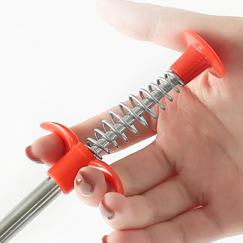 Drain/sink unclogging pliers