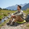 Moisture-proof Travel Chair Cushion Foldable Camping Chair Pad  Outdoor Travel