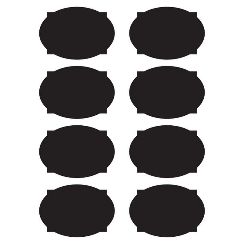 Erasable Self-Adhesive Frosted Blackboard Label for Glass Bottles