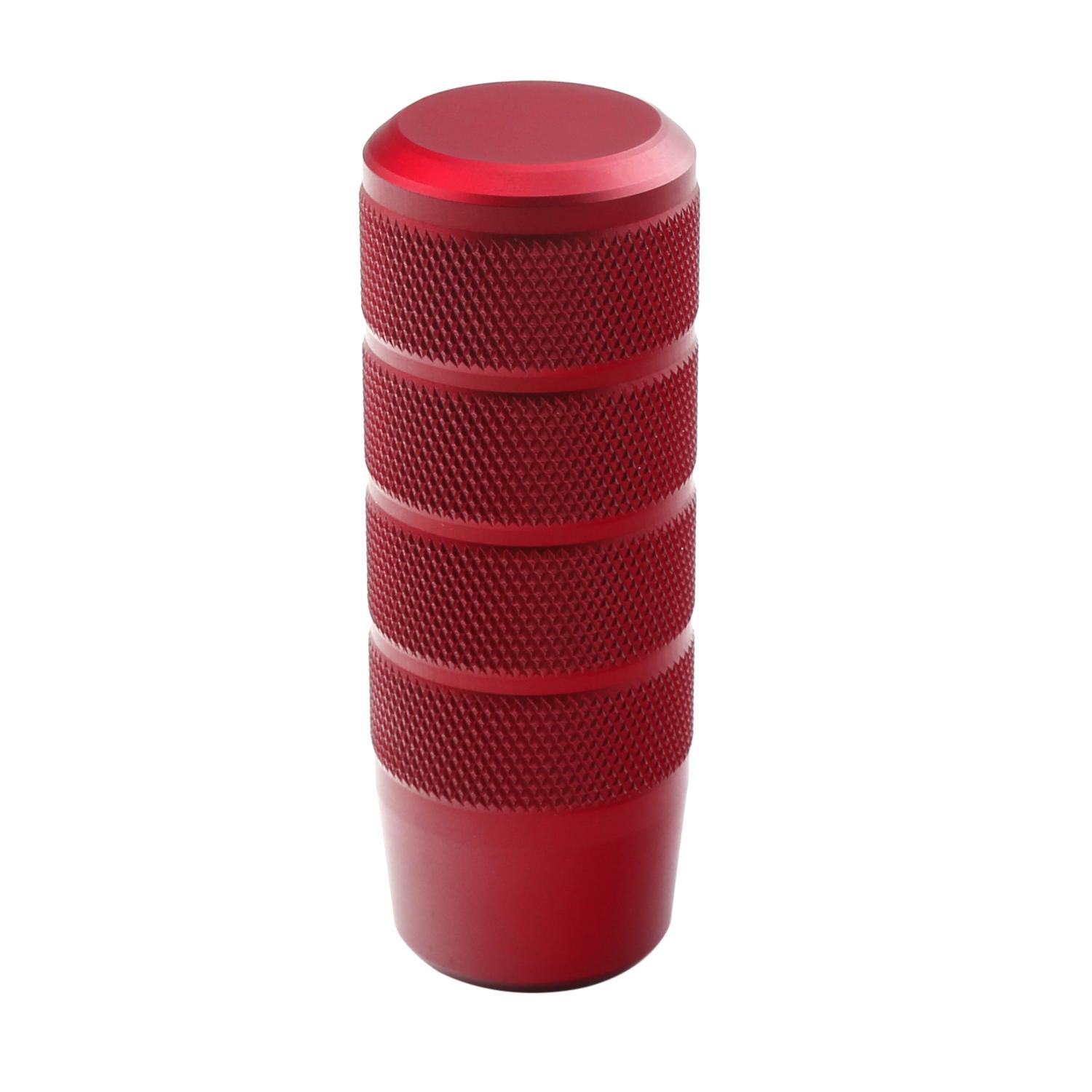 

95 мм Нескользящая ручка переключения передач Механическая коробка передач Алюминиевая рифленая ручка рычага переключения передач Ручка рычага переключения передач Автоаксессуары красный