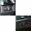 Red Inner Headlight Switch Surrounding Decor Trim Cover For BMW F22 F30 F31 New