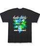 MONSTER REPUBLIC Backpainted Mixed Green T-Shirt Black