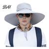 Windproof Hat for Riding Sun Men And Women, Breathable Wide Brim Fishing Outdoor Work Hat, UV Protection Cap Camping Hiking Gardening