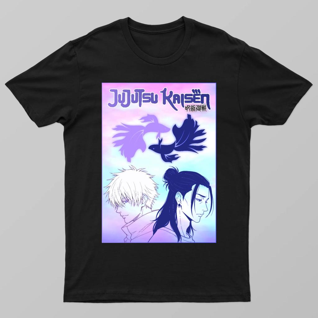 Anime Jujutsu Kaisen Satoru Gojo Suguru Geto Graphic T-Shirt Cotton Shirt Unisex Y2k Men's Clothing T Shirt