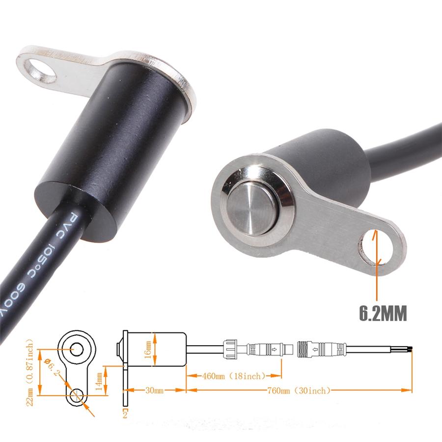 Universal Motorcycle Handlebar Switch Adjustable Mount Waterproof Headlight Hazard Fog Light ON/OFF Dual Buttons Manual-return Lock Switch