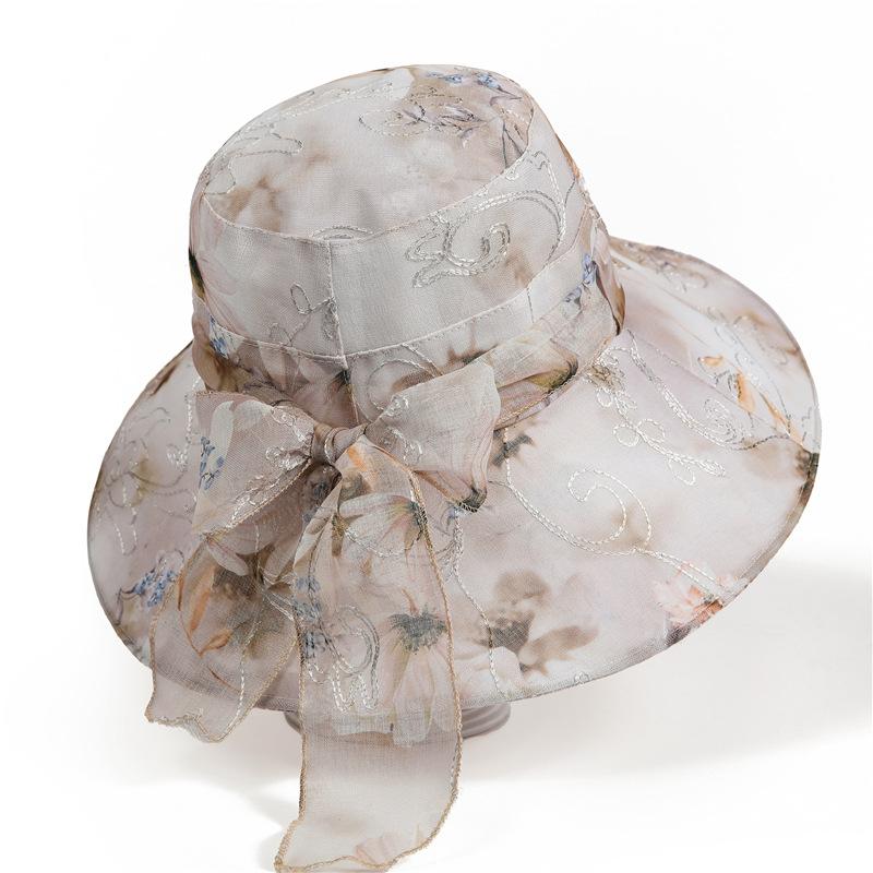 Hat Women Summer Sunshade Sunscreen Breathable Bucket Hat Women Outdoor Beach Hat