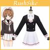 Traje Completo de Cosplay da Sakura Kinomoto de Cardcaptor Sakura com Design Exquisito e Caimento Perfeito