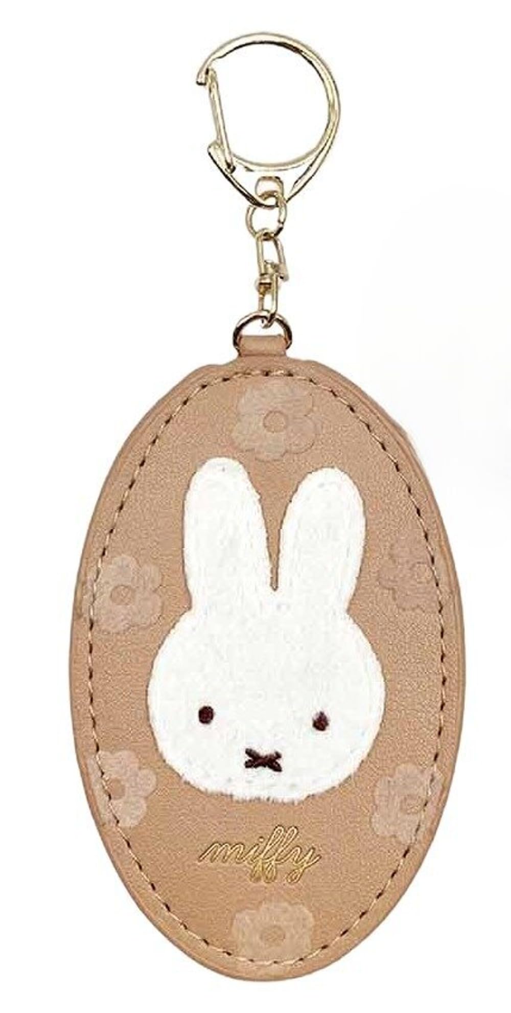 

Marimo Craft Miffy Cherry Fleur Series W58 x H93 x D10mm Keychain, Beige, Approx. (DBM-2602) бежевый