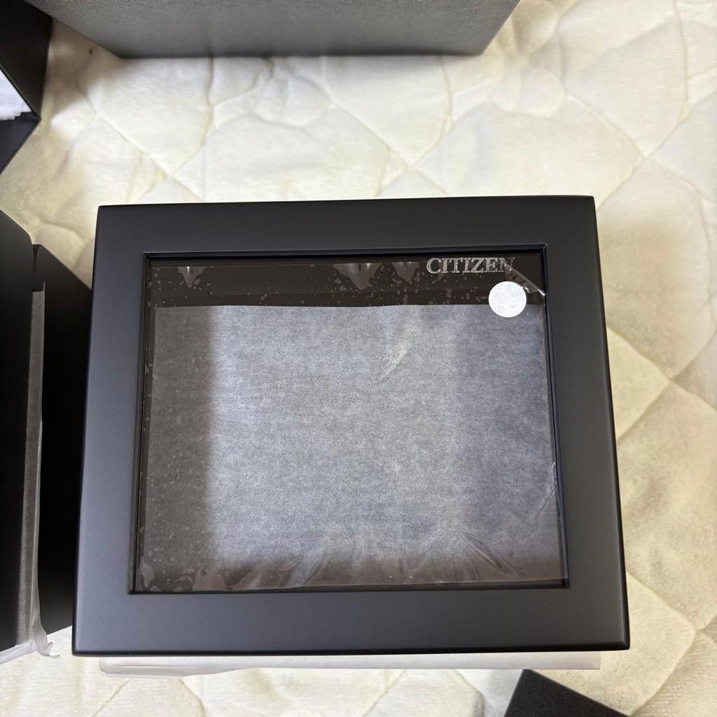 New, unused The Citizen watch storage case, empty box, set of 2