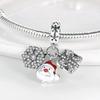 Christmas Charms Copper Christmas Tree Santa Claus Ice Boot Snowflake Pendant Beads Fit Bracelet Diy Jewelry