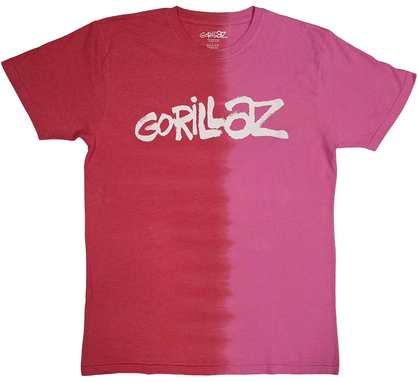 Gorillaz T-Shirt: Two-Tone Brush Logo OFFICIAL NEW XXXL