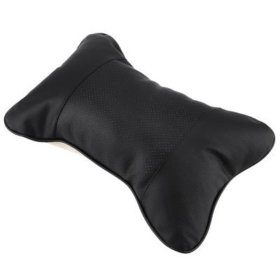1Pc Soft Auto Car Seat Headrest Pillow Breathable Head Neck Support Cushion Pad(Black)