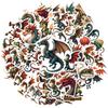 35pcs-100pcs Cool Stickers Detailed DIY Stickers Funny Stickers For Laptop Luggage Scrapbook Diary Sticker Guitar DIY