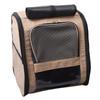 Pet Carrying Backpack Breathable Lightweight Portable Cat Travel Carrier Bag with Side Pocket for