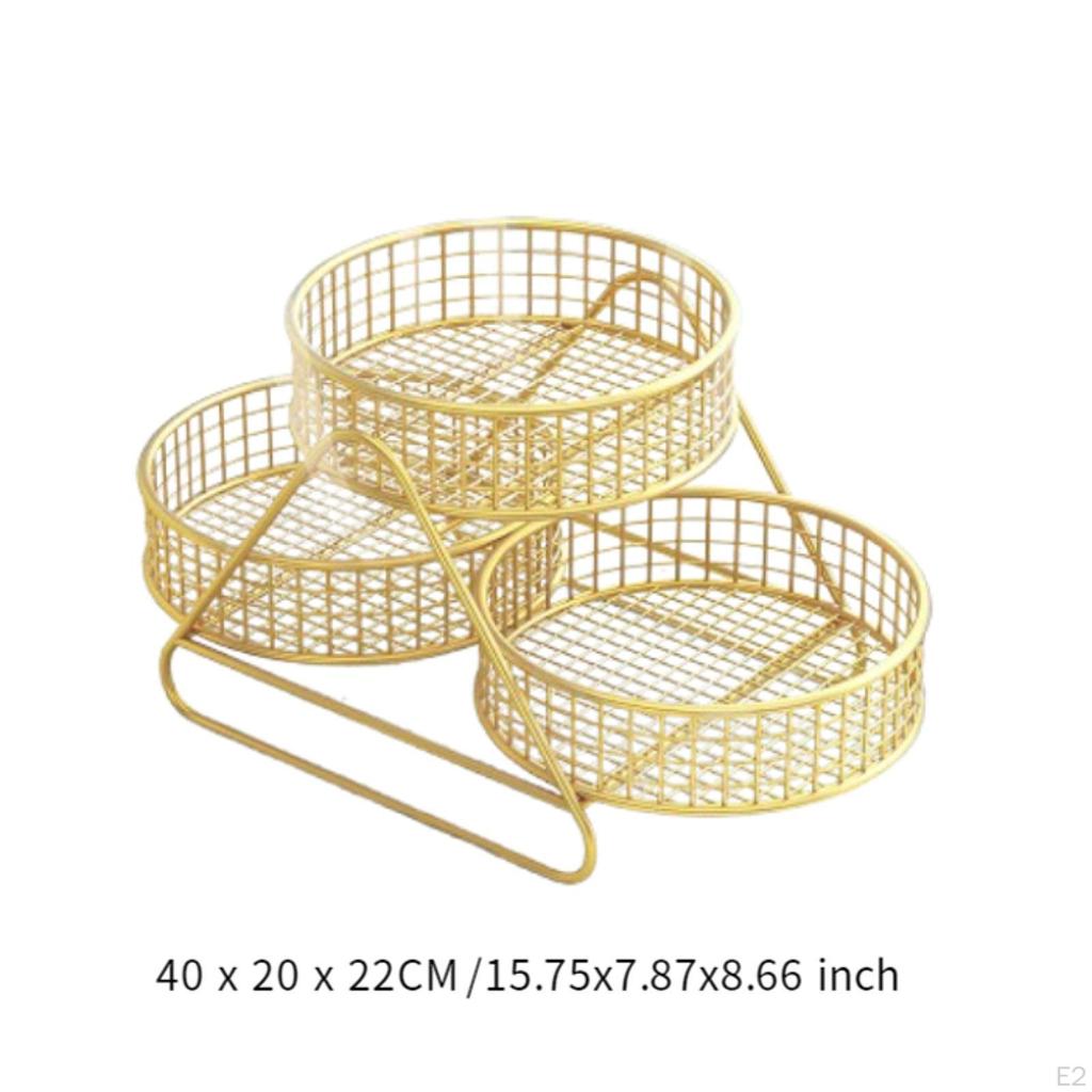 Arbeitsplatten-Obstkorb, Dekorativer Aufbewahrungskorb zur Organisation von Obst, Servierschale