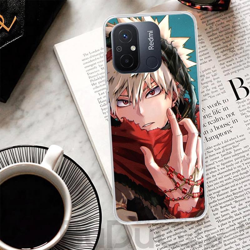 Bakugou Katsuki MHA My Hero Cover For Xiaomi Redmi 14C 13 13C 12 12C 10 10C 9 9C 9T 9A Phone Case 10A 8A 8 7A 7 6A 6 Pro K70 K60