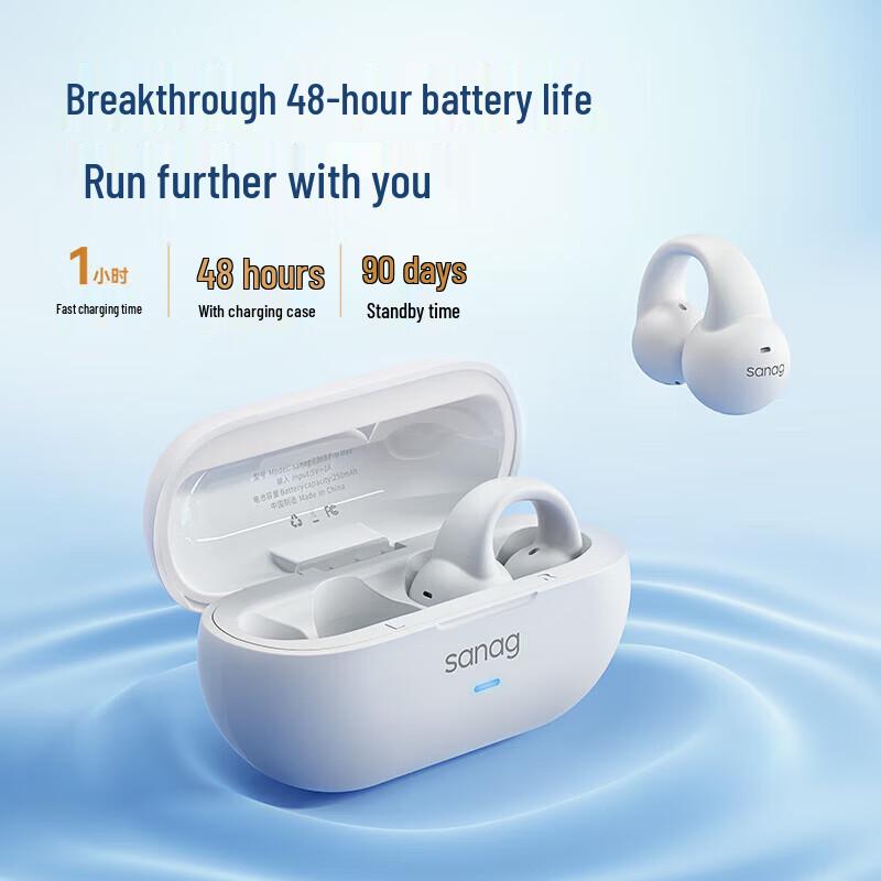 Saina Z36SPro Open-Ear Bone Conduction Bluetooth Ear Clip Headphones