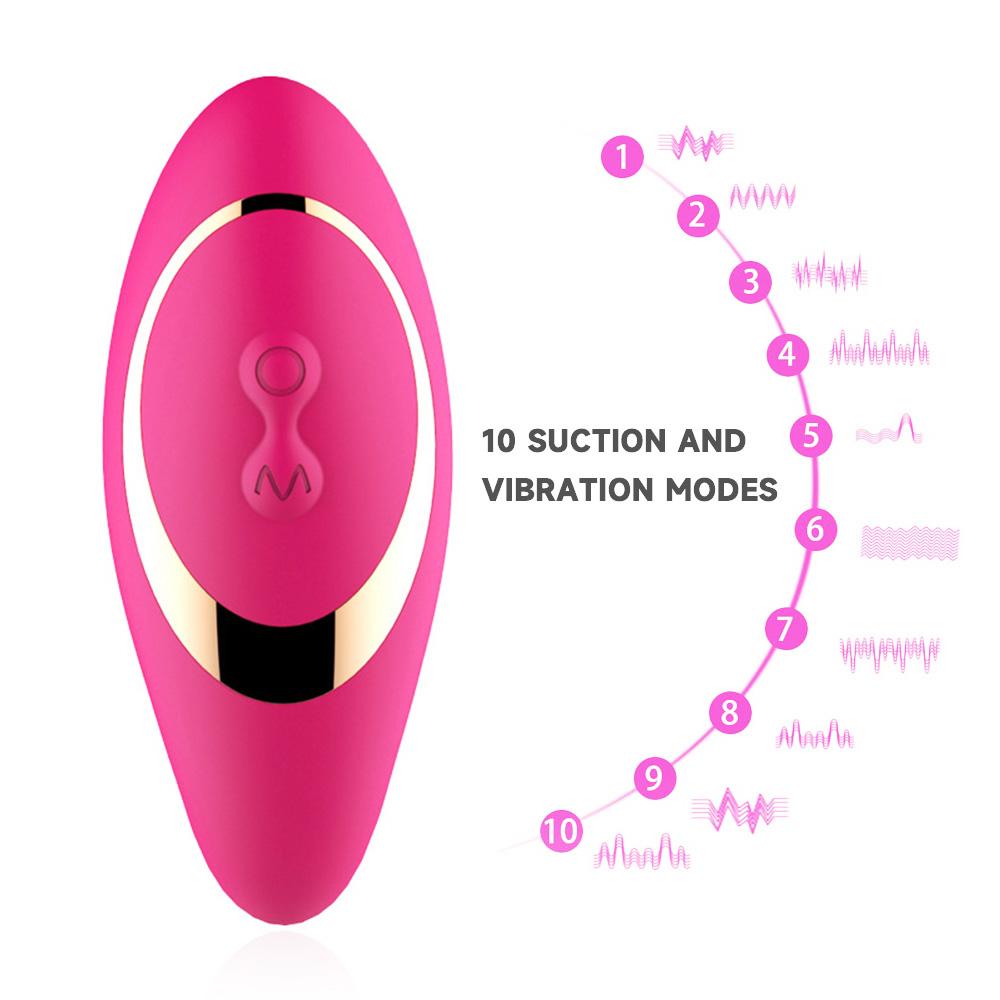 Female wear sucking tease vibrator clitoris vagina mastubator dildo waterproof second tide jumpers adult sucker sex toys product