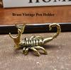 1PCS Golden Scorpion Brass Figurine, Home Sculpture Decoration, Animal Figurine, Desktop Ornament.