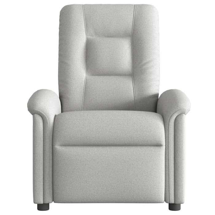 VidaXL Reclining Massage Chair Cloud Grey Fabric, Massage Chair, Armchair, Sofa Armchair, Office Chair 4015635