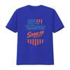 Snap On Tools T Shirt American Flag Car Print Mens vintage Washed Versatile Comfortable Casual homme Slightly graphic