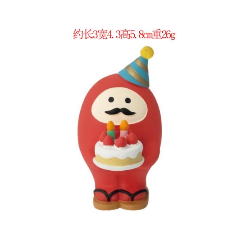 

Birthday cake decoration small ornament Japanese cat ZAKKA Zhou Qing gift tide play DIY blind box resin crafts